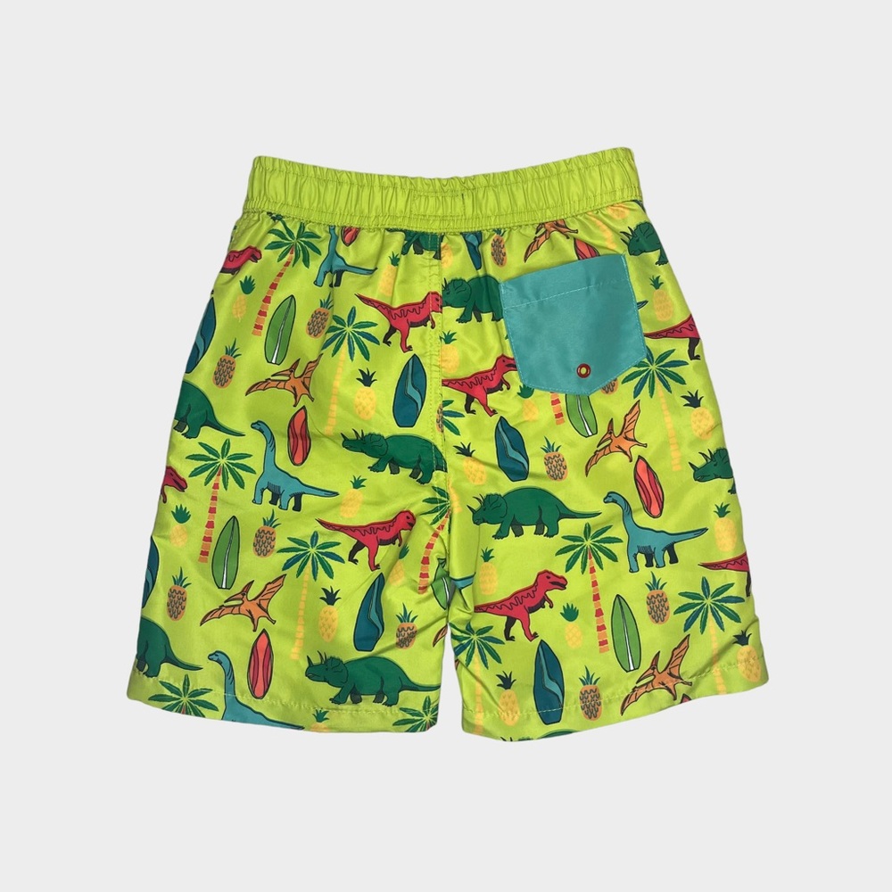 Andy & Evan Dinosaur Green Swim Trunks - Picture 3 of 3